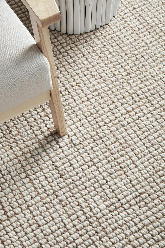 Haisley Natural Jute and Wool Rug