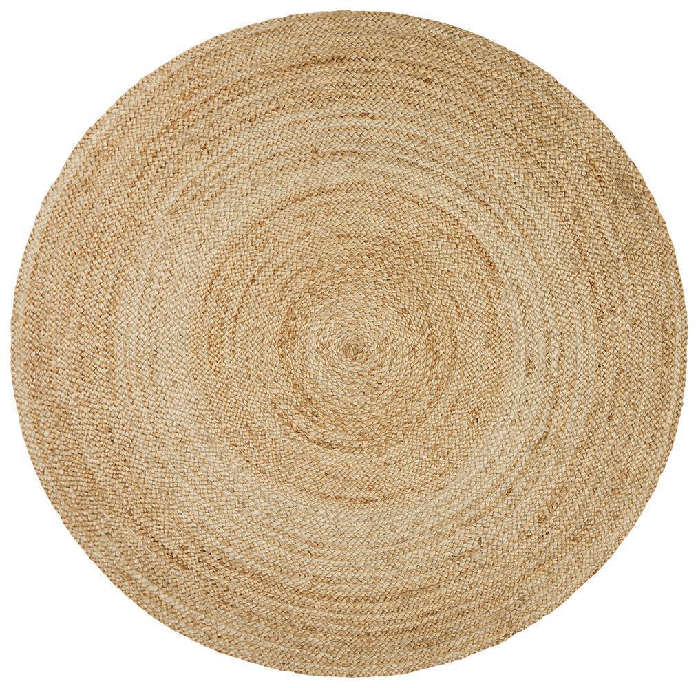 Serena Natural Jute Round Rug