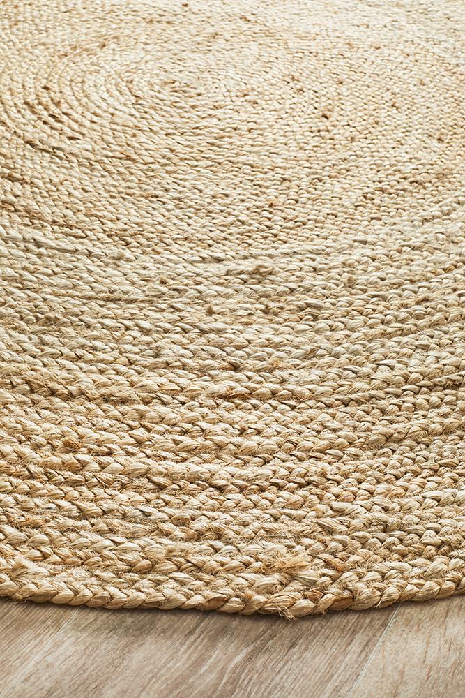 Serena Natural Jute Round Rug