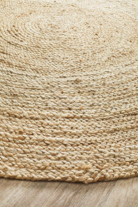 Thumbnail for Serena Natural Jute Round Rug