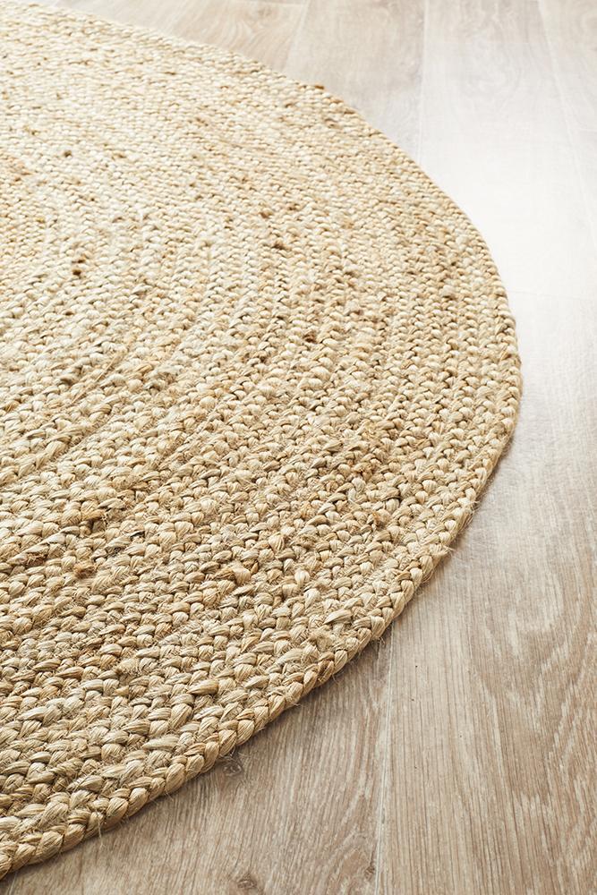 Serena Natural Jute Round Rug