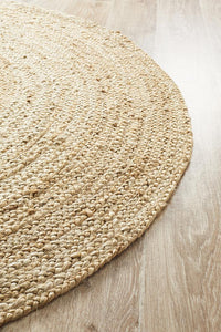 Thumbnail for Serena Natural Jute Round Rug