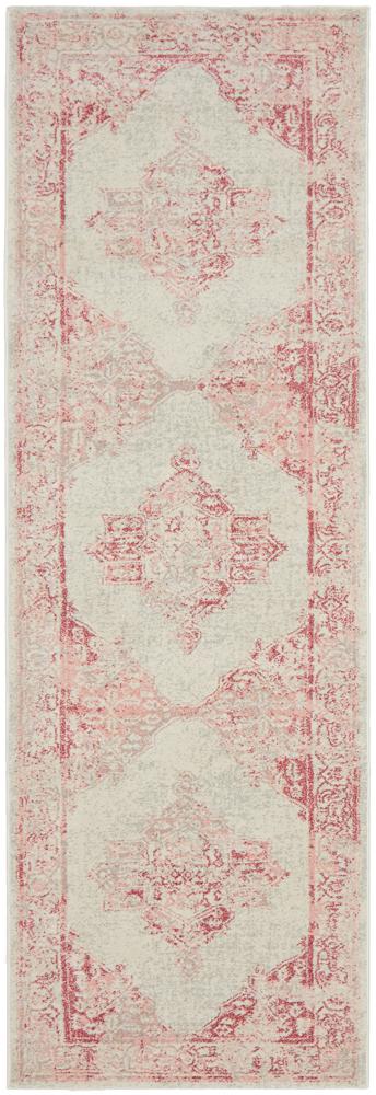 Aria Vintage Pink & Ivory Rug