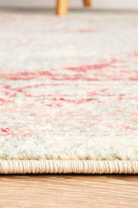 Thumbnail for Aria Vintage Pink & Ivory Rug