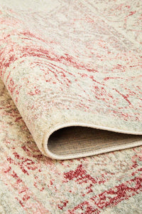 Thumbnail for Aria Vintage Pink & Ivory Rug