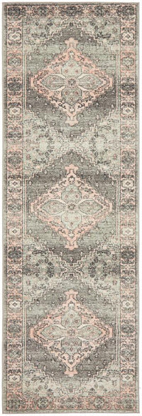 Thumbnail for Stacie Vintage Pink & Grey Rug