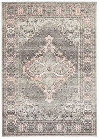 Thumbnail for Stacie Vintage Pink & Grey Rug