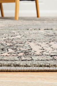 Thumbnail for Stacie Vintage Pink & Grey Rug