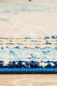 Thumbnail for Isla Bohemian Pink & Blue Rug