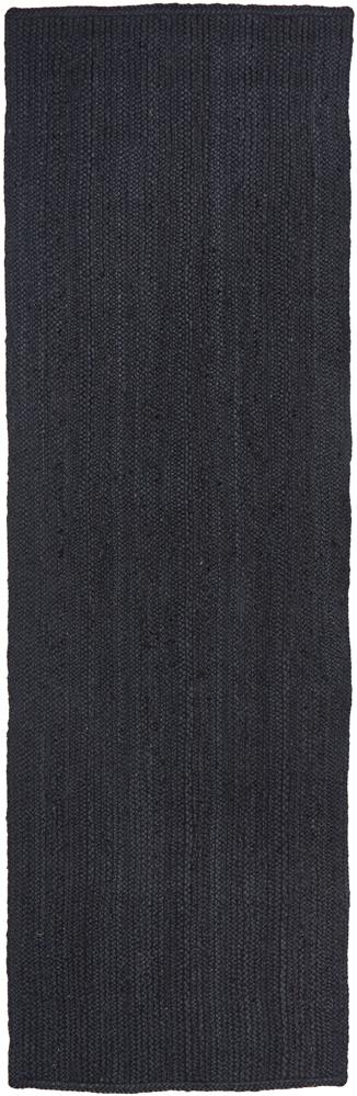 Kai Black Jute Rug hall runner