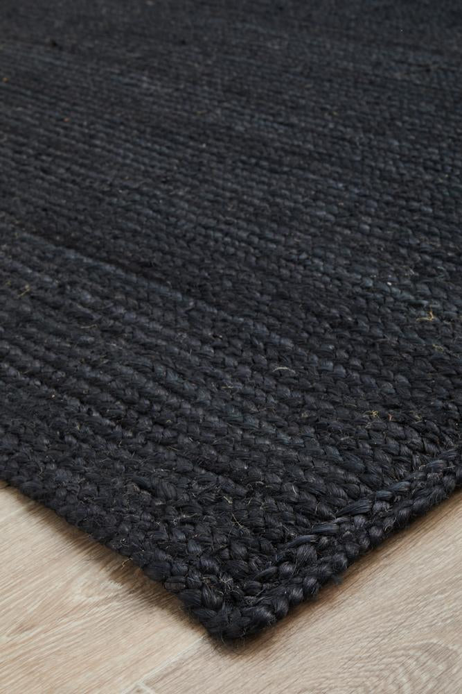 Kai Black Jute Rug