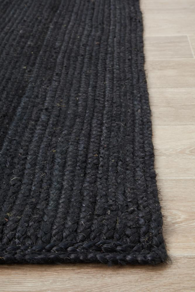 Kai Black Jute Rug