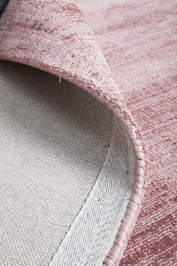 Thumbnail for Chelsea Blush Pink Modern Viscose Rug