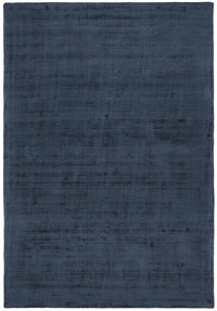 Thumbnail for Chelsea Navy Blue Modern Viscose Rug