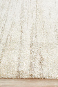 Thumbnail for Abby Abstract Beige Power Loomed Rug