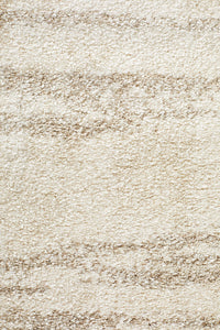 Thumbnail for Abby Abstract Beige Power Loomed Rug