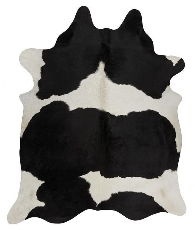 Genuine Natural Black & White Cowhide