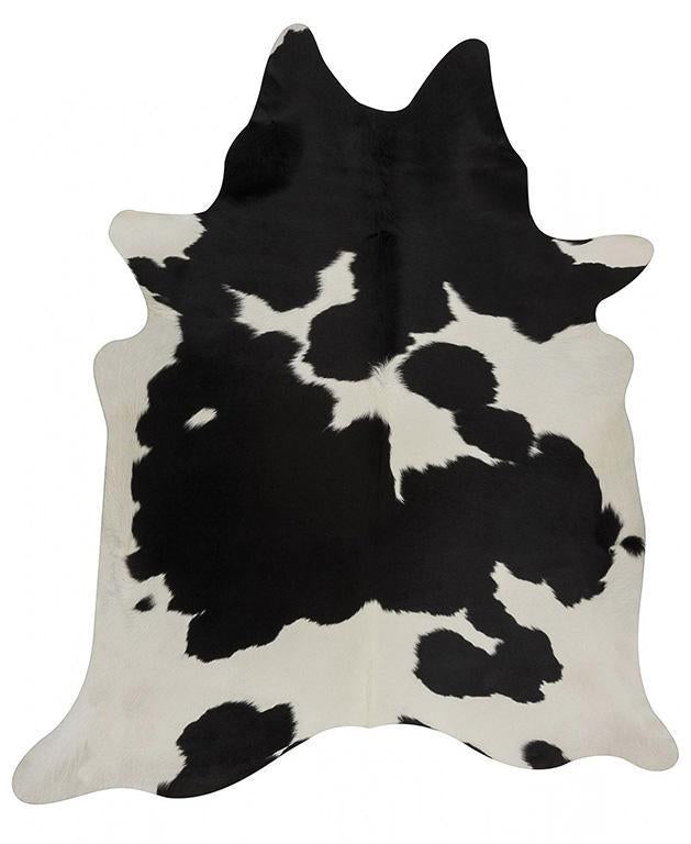 Genuine Black & White Brazilian Cowhide