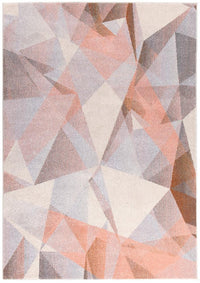 Thumbnail for Lola Blush Geometric Multi-Colour Rug