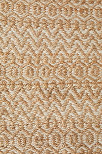 Thumbnail for Cali Dune Eco-Friendly Natural Two-Tone Patterned Jute Rug