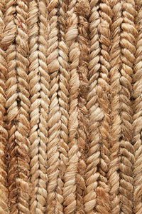 Thumbnail for Rave Dune Natural Jute Textured Hand Loomed Eco-Friendly Rug