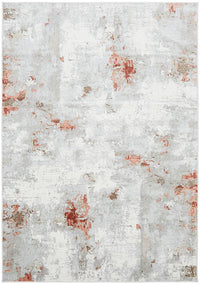 Thumbnail for Anthea Modern Abstract Grey & Brush Polyester Rug