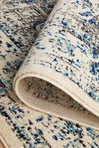 Thumbnail for Isla Timeless Grey & Blue Transitional Rug