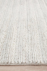 Thumbnail for Eva Scandi Ivory Hand Woven Rug