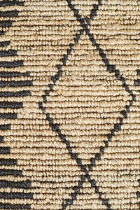 Thumbnail for Riya Tribal Diamond Pattern Handmade Jute Rug