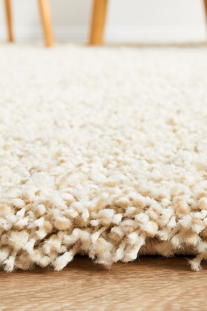 Stella Linen Shag Pile Rug