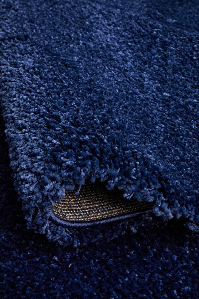 Stella Denim Blue Shag Pile Rug