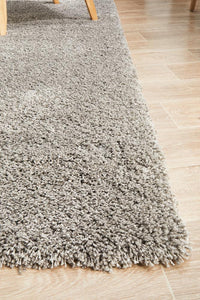 Thumbnail for Stella Steel Grey Shag Pile Rug