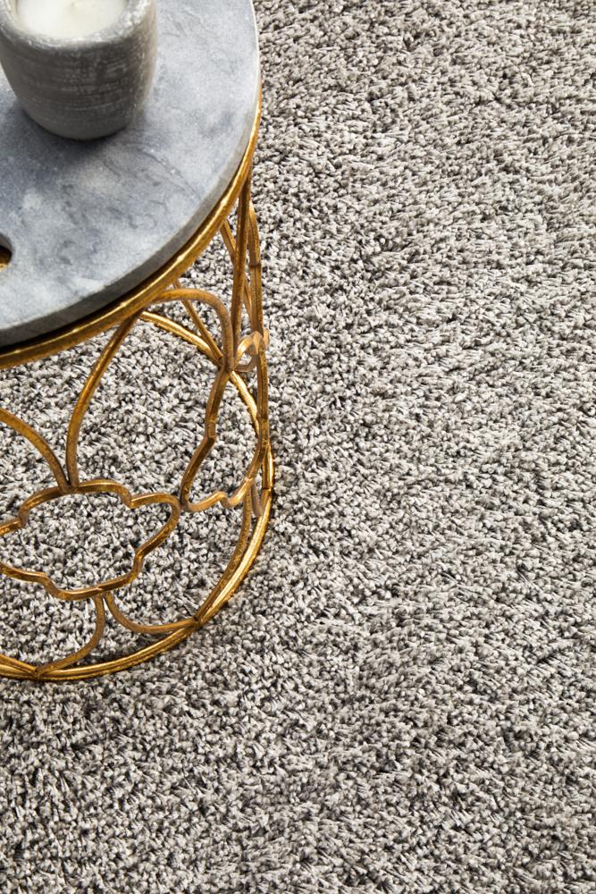 Stella Steel Grey Shag Pile Rug