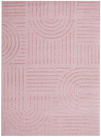 Thumbnail for Mari Dior Pink Arch Pattern Rectangle Rug