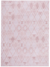 Thumbnail for Mari Lisa Pink Diamond Pattern Rectangle Rug