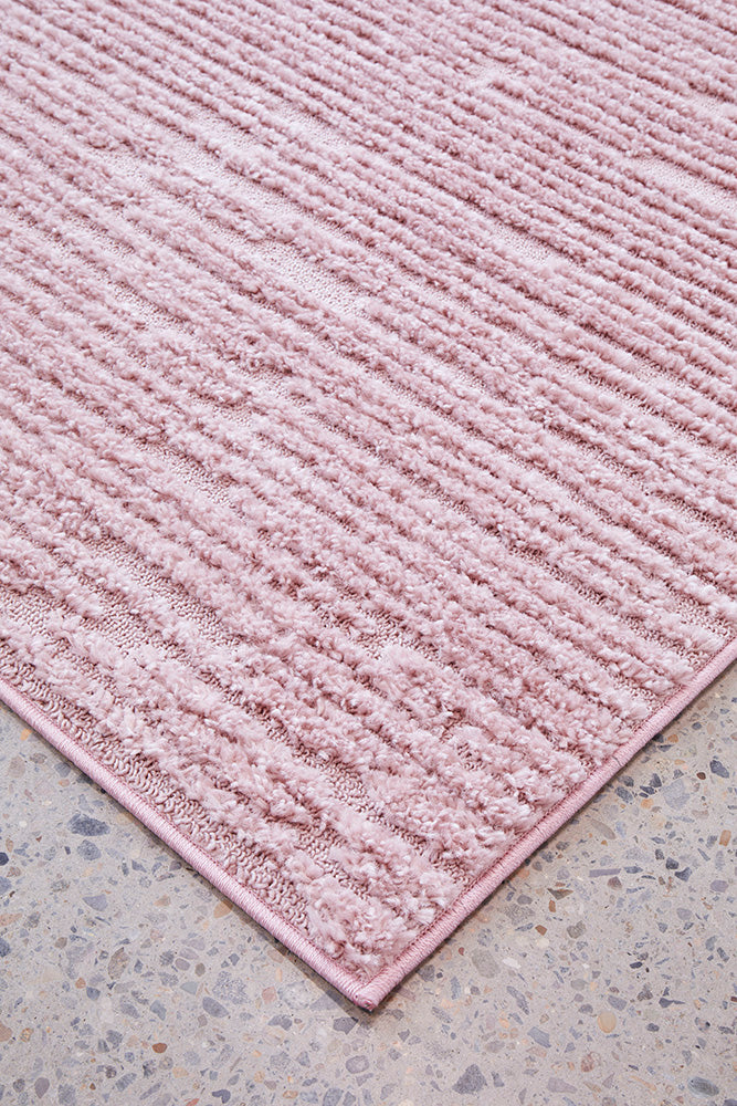 Mari Suri Pink Modern Rectangle Rug