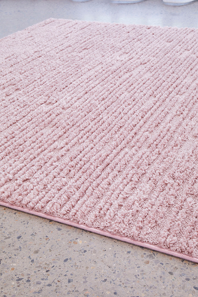 Mari Suri Pink Modern Rectangle Rug