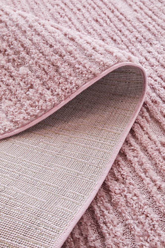 Mari Suri Pink Modern Rectangle Rug