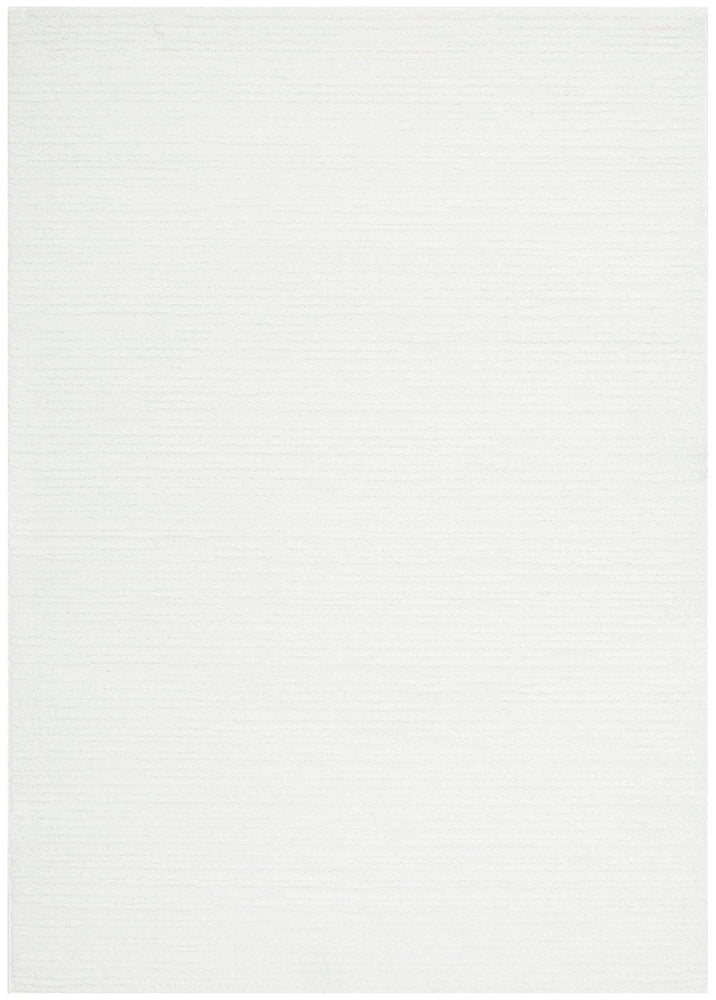 Mari Suri White Modern Rectangle Rug