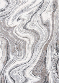 Thumbnail for Abby Mineral Grey Modern Abstract Rectangle Rug