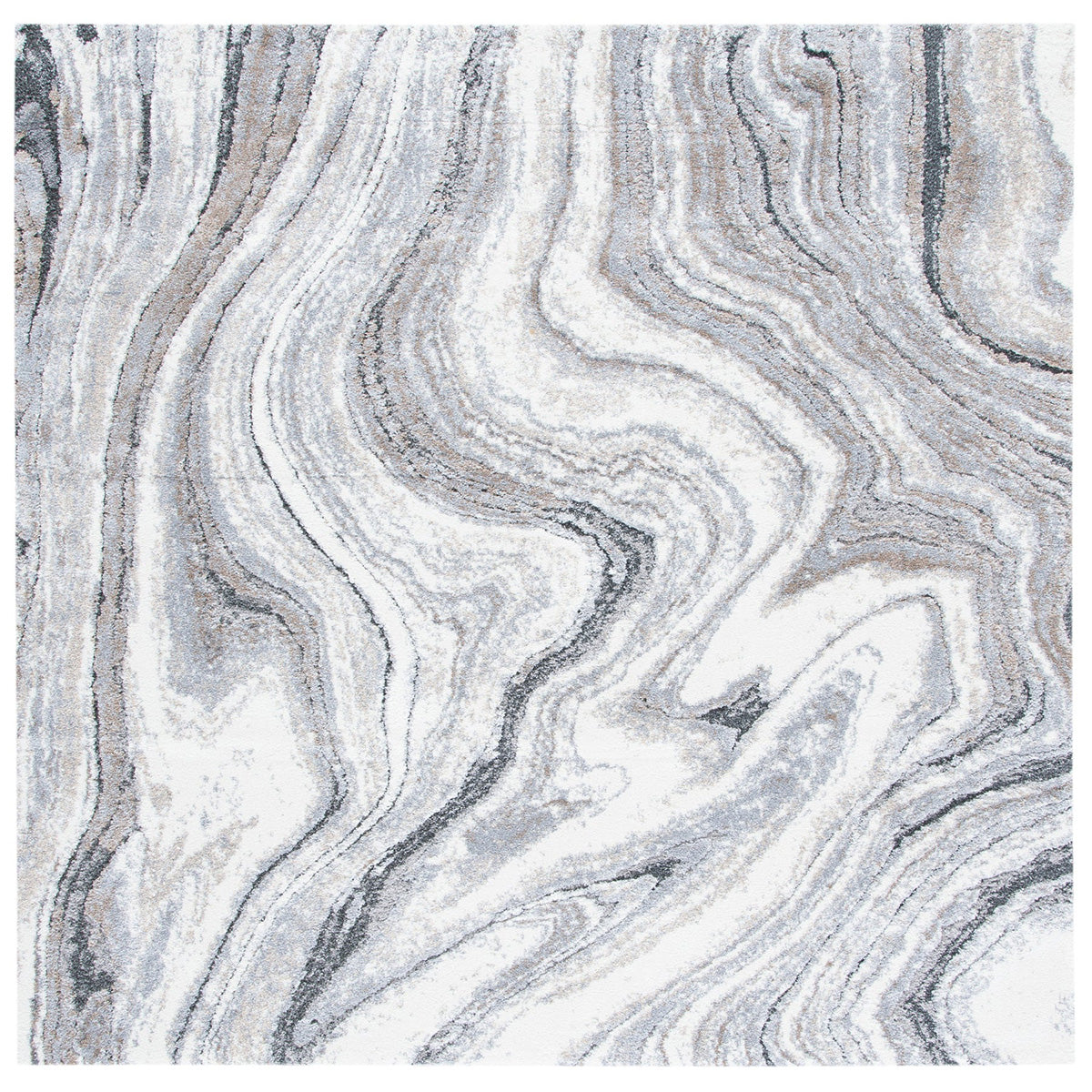 Abby Mineral Grey Modern Abstract Rectangle Rug