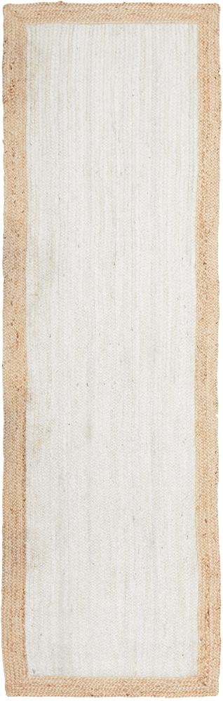 Aanya Natural & White Hand Braided Rug