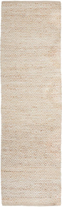 Thumbnail for Aanya Textured Pattern Two-Tone Natural Jute Hallway Runner Rug