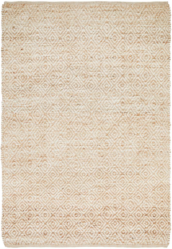 Aanya Textured Pattern Two-Tone Natural Jute Rug