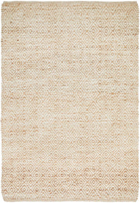 Thumbnail for Aanya Textured Pattern Two-Tone Natural Jute Rug