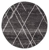 Thumbnail for Felix Charcoal Contemporary Round Rug