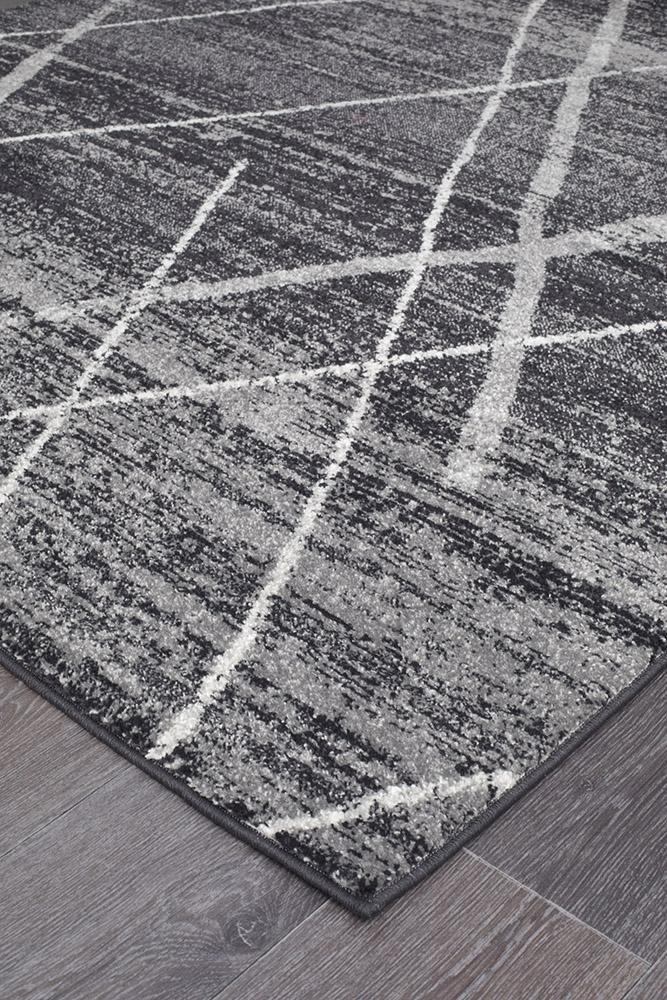 Felix Charcoal Contemporary Rug