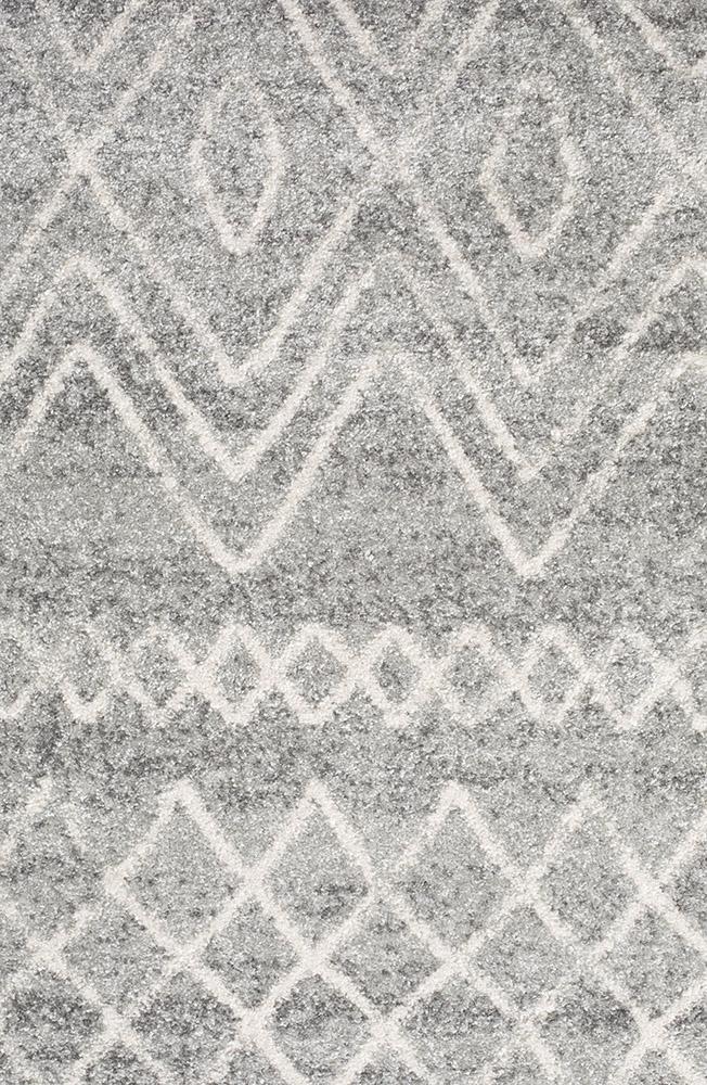 Neriah Grey Rustic Tribal Rug