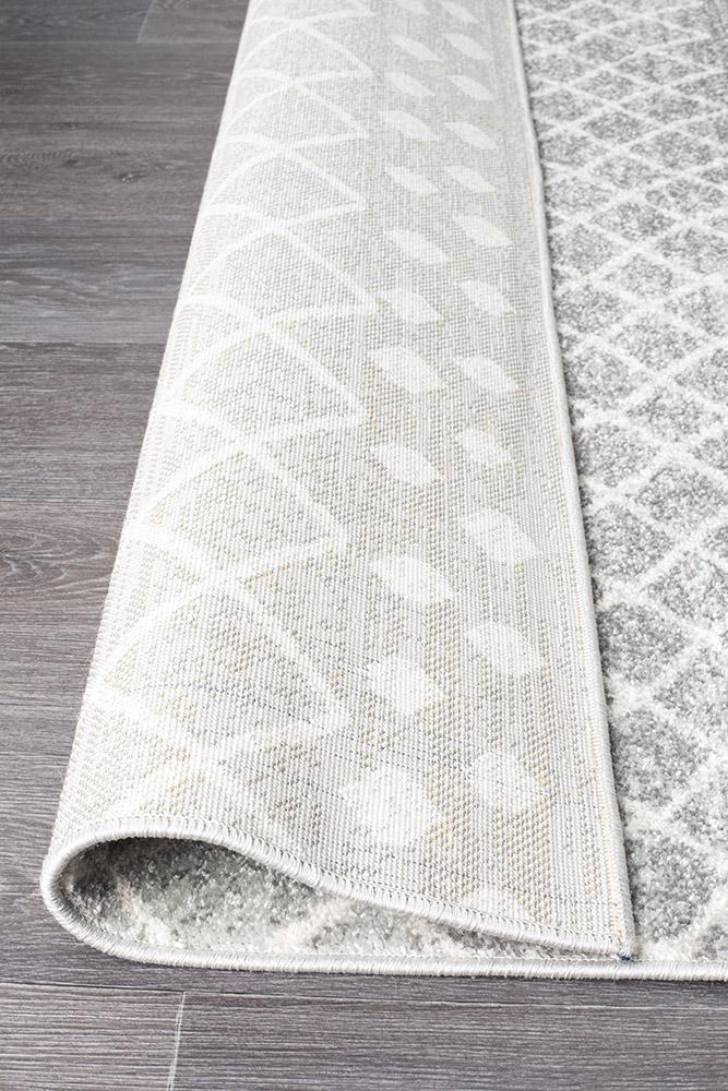 Neriah Grey Rustic Tribal Rug