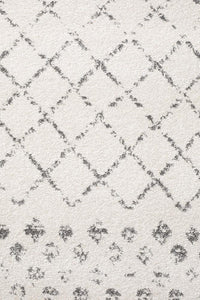 Thumbnail for Aiyana White & Grey Tribal Rug